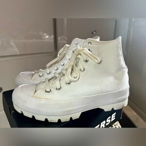 ALL WHITE HIGHTOP CONVERSE